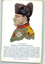 Als Menschenfresser Kariktur Metamorphose Napoleon