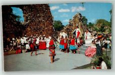 Panama City 1983 Foto AK Tracht Luftpost