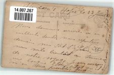 1914 Gebrauchsspuren Hudsons Hope Ort handschriftlich