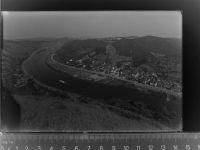 56332 W5401 Burgen , Mosel GLASNEGATIV Fluß