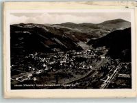 79688 W7862 Hausen im Wiesental 1935 FOTO KEINE AK Fliegeraufnahme des Ortes mit der St. Josephs Kirche Original aufmontierte Verlagsmusterkarte