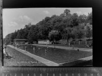 61276 W6395 Neuweilnau GLASNEGATIV Schwimmbad