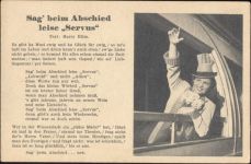 Lied-AK, Frau,Robert Franke AKU2 Musik um 1930/40