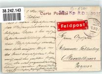 Courtrai Kortrijk 1915 Foto AK Feldpost WK I Couvent des Picpus