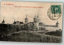El Escorial Foto AK Monasteri desde el RomeralMarke bildseitig
