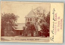 Boston Foto AK Roxbury All Souls Church