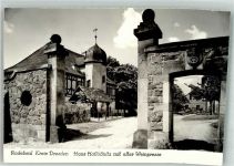 01445 O8122 Radebeul Foto AK Haus Hoflößnitz Weinpresse
