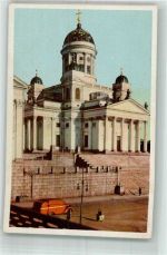 Helsinki Helsingfors Foto AK Auto Kirche Dom