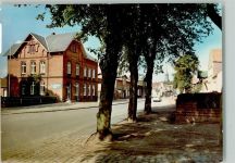 25774 W2247 Lunden , Holst FOTO KEINE AK Die Post, Hauptstraße, Kirche