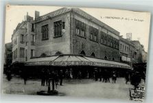 66000 Perpignan 1930 Foto AK Cafe la Loge