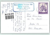 Kaiserkogelhütte 1976 Foto AK Hüttenstempel