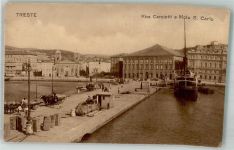 34100 Trieste / Triest / Trst Foto AK Hafen Molo S. Carlo