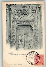 Toledo Foto AK Porta del Alcazar de s.Pedro Marke bildseitig