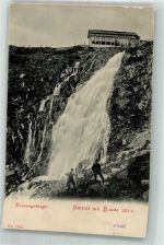 Spindleruv Mlyn Spindelmühle Foto AK Elfallbaude und Elbfall