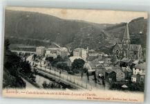 Laroche Foto AK Le quai et l´Aurthe Kirche