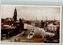 Manchester 1947 Foto AK Rochdale Omnibus Kirche Broedway