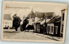 02340 Montcornet 1915 Foto AK Feldpost WK I Nr. 80 Kirche Kapellenstrasse