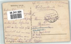 02340 Montcornet 1915 Foto AK Feldpost WK I Nr. 80 Kirche Kapellenstrasse