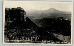 Hrensko Herrnskretschen Foto AK Flügelwand am Gabrielenstein
