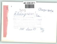 31832 W3213 Eldagsen , Deister FOTO KEINE AK Obergutstraße