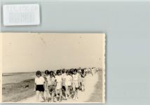 25946 W2278 Norddorf , Amrum FOTO KEINE AK Ferienlagerausflug einer Mädchengruppe