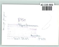 97725 W8731 Elfershausen , Unterfr FOTO KEINE AK Luftaufnahme