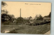 56490 Mohon Foto AK Fabrik Lefort Feldpost WK I Zensurstemple