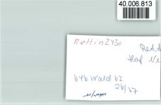 23730 W2430 Rettin FOTO KEINE AK Hof Nettesheim