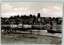 21481 W2058 Lauenburg , Elbe Foto AK Turm Schiff Boot