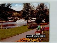 56253 W5402 Treis-Karden FOTO KEINE AK Moselpromenade Moselschiffe