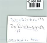 32545 W4970 Bergkirchen , Westf FOTO KEINE AK Hotel Restaurant Zur Wittekindsquelle