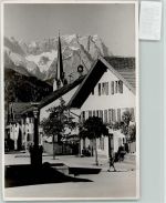 82467 W8100 Partenkirchen FOTO KEINE AK Floriansplatz Waxenstein Zugspitze