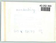 56457 W5438 Westerburg , Westerw FOTO KEINE AK Teilansicht