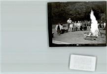 W3417 Bodenfelde Lagerfeuer Privatfoto FOTO KEINE AK