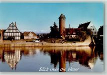 37603 W3450 Holzminden FOTO KEINE AK Blick über die Weser