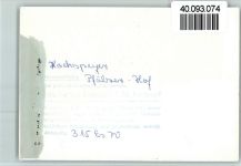 67691 W6755 Hochspeyer FOTO KEINE AK Pfälzer-Hof Innenaufnahme Einzelzimmer