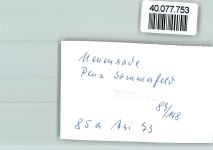 58809 W5982 Neuenrade FOTO KEINE AK Pension Sommerfeld
