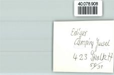 56814 W5591 Ediger FOTO KEINE AK Camping