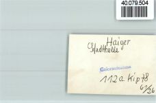 35708 W6342 Haiger FOTO KEINE AK Stadthalle