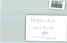 75339 W7545 Höfen an der Enz FOTO KEINE AK Gaststätte