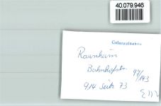 65479 W6096 Raunheim FOTO KEINE AK Bahnhofstraße