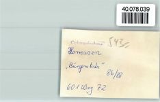 W5430 Horressen Bürgerstube Oldtimer FOTO KEINE AK