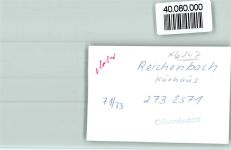 64686 W6147 Reichenbach , Odenw FOTO KEINE AK Kurhaus Terrasse