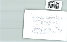 57537 W5248 Schönstein , Sieg FOTO KEINE AK Camping