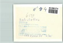 55585 W6551 Hochstätten , Kr Bad Kreuznach FOTO KEINE AK Ortsansicht