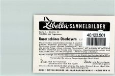 Tegernsee Tracht Libella Sammelbild Trachten Bayern