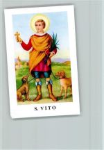S. Vito Italienisches Heiligenbild Heiligenbild