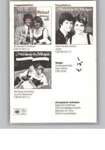 Marianne und Michael, Autogramm Schlagersänger