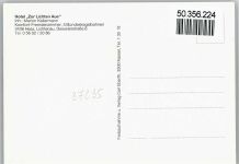 37235 W3436 Hessisch Lichtenau - Hotel zur lichten Aue