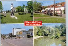 66111 W6600 Klarenthal - Sparkasse , Postamt , Rathaus